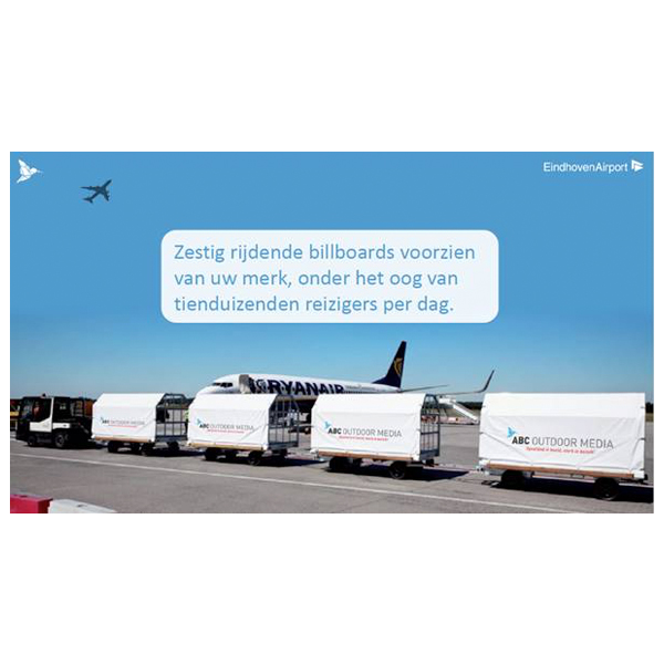 ABC Media Outdoor - Vliegveldreclame (bagagekarts)